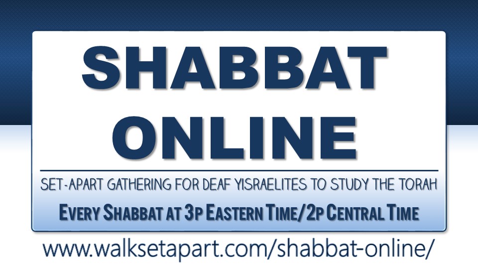 Walksetapart logo-Shabbat Online
